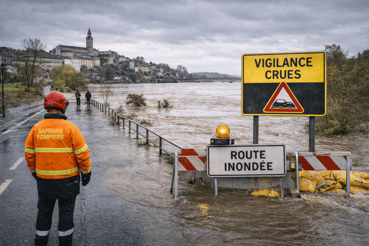 Crues en Gironde : décrue lente mais vigilance maintenue face aux conditions défavorables